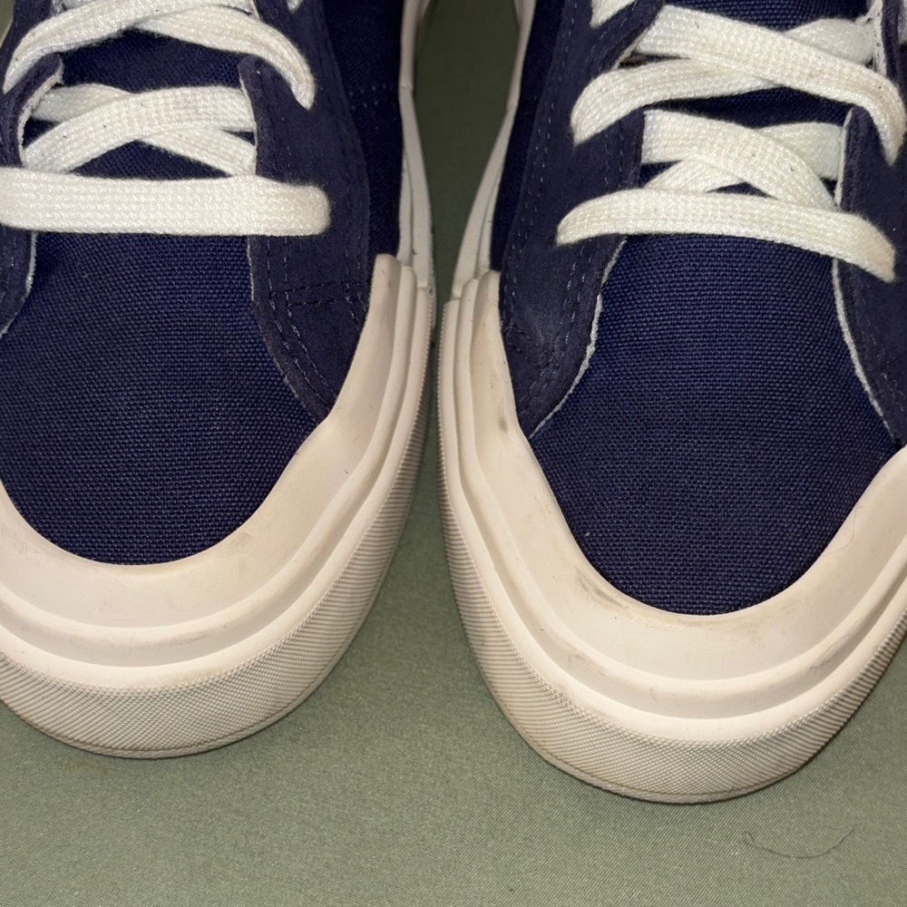 EUC Converse Blue High-Top platform Sneaker - Picture 8 of 10